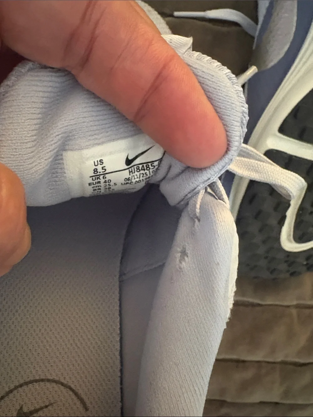 Nike Women’s Light Blue & White Athletic Running Sneakers